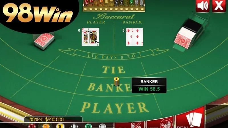 Top 5 bài baccarat đáng lựa chọn trên nền tảng 98win