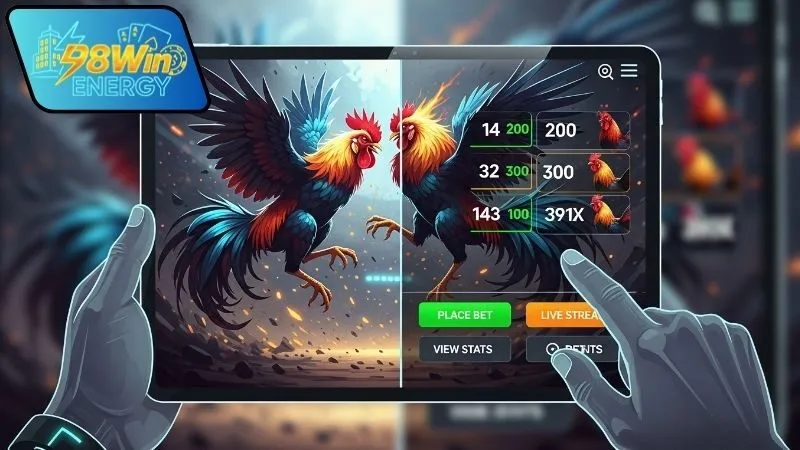 Cách xem đá gà trực tiếp hôm nay có bình luận 98win